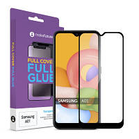 Стекло защитное MakeFuture Samsung A01 Full Cover Full Glue MGF-SA01 n