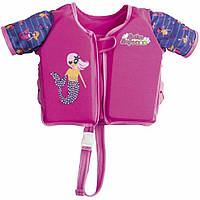 Жилет для плавання Swim Vest With Sleeves Aqua Speed 32147-03 рожевий, синій 18-30кг, Vse-detyam