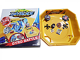 Набір Бейблейд Beyblade BB 809 A 2 дзиги арена з пастками 2 запускача 2 ручки, фото 2