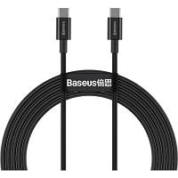 Дата кабель USB-C to USB-C 1.0m 5A Black Baseus CATYS-B01 n