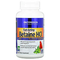 Бетаин гидрохлорид Betaine HCI Enzymedica 120 капсул NB, код: 7699879
