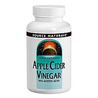 Яблочный уксус 500 мг Source Naturals 180 таблеток (SN1356) NB, код: 1772328