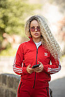 Кофта Adidas червона жіноча олімпійка адідас Jador