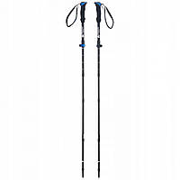 Треккинговые палки Goat Pro+ Mountain MG0007, 43-130 см, Black/Blue, Vse-detyam