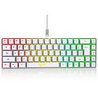 Игровая клавиатура HXSJ V200 с подсветкой RGB мембранная 68 клавиш