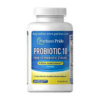 Пробиотик Puritan's Pride Probiotic 10 120 Caps NB, код: 7518897