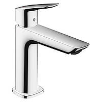 Смеситель Hansgrohe Logis для раковины со сливным набором push-open Хром 71252000 ON, код: 8406661