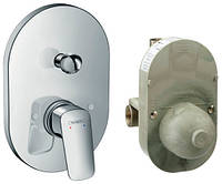 Смеситель для ванны Hansgrohe Logis 71409000 Хром QT, код: 8406470