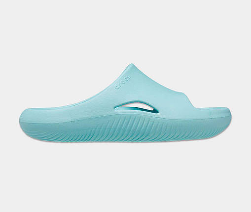 Crocs Mellow Slide Pure Water — Чоловічі та Жіночі Шльопанці Крокс Меллоу Бірюзові, фото 1