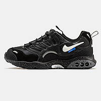 Модні чоловічі замшеві кросівки Nike humara чорного кольору, молодіжні весняні кроси Найк аїр для бігу