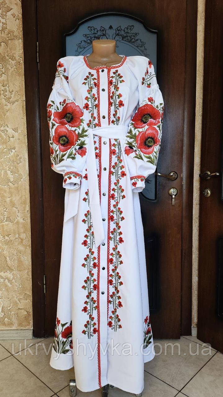 Дизайнерське вишите плаття "Оберіг"