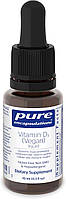 Pure Encapsulations Vitamin D3 Vegan / Вітамін Д3 веганський рідкий 10 мл