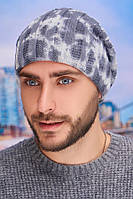 Мужская шапка-колпак «Монблан тай дай» (5038-1) Braxton графит 56-59 NB, код: 8202852