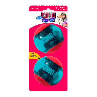 Игрушка для собак средних и больших пород, мяч-песчалка KONG Squeezz Action Ball L 2 шт. Pan