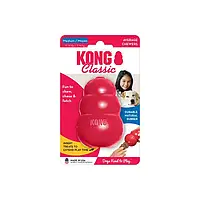 Резиновые игрушки для средних собак, прочная груша-кормушка Kong Classic 8,9 см M Pan