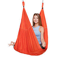 Гамак для аеройоги SP-Planeta Antigravity Yoga з міцного нейлону з 8 пластиковими регуляторами, фото 4