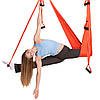 Гамак для аеройоги SP-Planeta Antigravity Yoga з міцного нейлону з 8 пластиковими регуляторами, фото 6