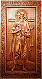 Ікона різьблена з дерева св. Анатолій Нікійський, фото 2