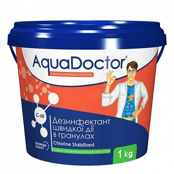 Швидкий хлор для басейну AquaDoctor C60 (1 кг)