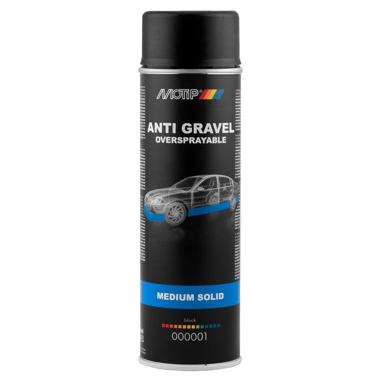 Антигравій чорний Anti Gravel аерозоль 500 мл (000001) Motip