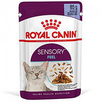 Влажный корм для кошек стимулирующий осязательные рецепторы Royal Canin Sensory Feel in Jelly NB, код: 7687635