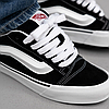 Кеди низькі Vans Knu Skool Black White Coloris noir/blanc Homme — VN0009QC6BT, фото 9
