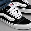 Кеди низькі Vans Knu Skool Black White Coloris noir/blanc Homme - VN0009QC6BT, фото 5