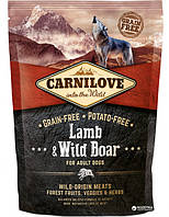 Сухой корм Carnilove Adult Lamb Wild Boar 1.5 kg (для взрослых собак) QT, код: 2734174