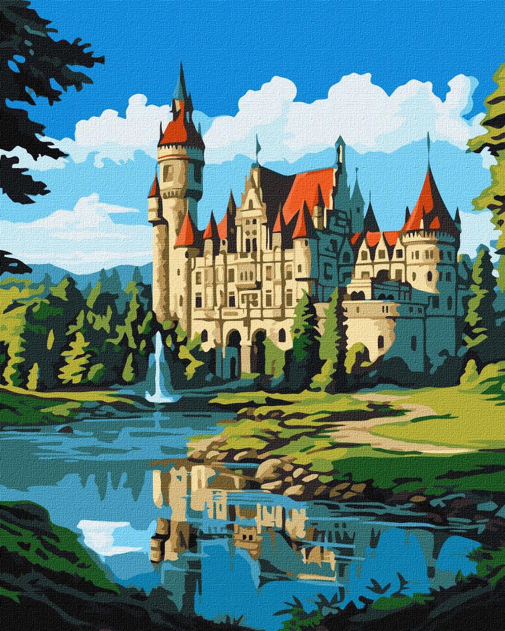 Картина за номерами 40×50 см. Чарівний замок ©art_selena_ua Ідейка КНО6334
