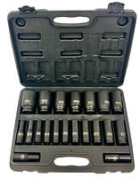 Качественный набор ударных торцевых головок для авто LEX LXIS20E 1/2" 10-38 мм 20 ед. ПОЛЬША NL