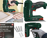 Електричний степлер Parkside PHET 15 B1 - 400 скрепок - 100 цвяхів у комплекті, фото 2