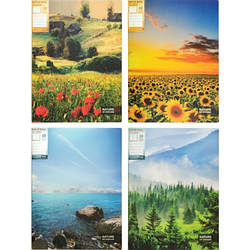 Папка А4 на 10 файлів з друком Optima  "Nature of Ukraine" O32124, 1 зображення