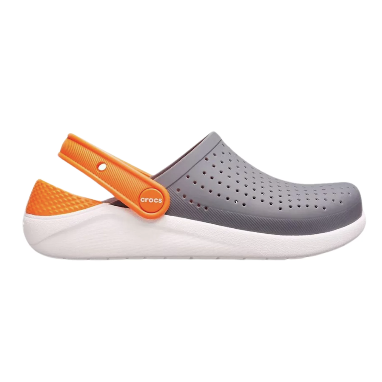 Crocs LiteRide Kids Clog Charcoal White original, Кроксы Лайтрайд ...