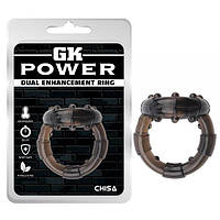 Ерекційна насадка на пінис Chisa Dual Enhancement Ring SP, код: 7826819