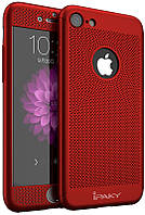 Чехол-накладка Ipaky 360°Protection PC Case with heat-dissipation design iPhone 7 Red