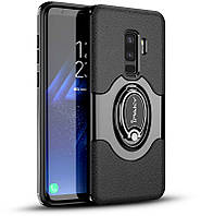 Чехол-накладка Ipaky 360° Free Rotation Ring Holder case Samsung Galaxy S9 G960F Black