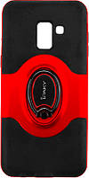 Чехол-накладка Ipaky 360° Free Rotation Ring Holder case Samsung Galaxy A8 A530F Red