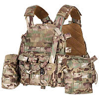 2E Tactical Плитоноска з додатковими сумками Тип1, Молле, камуфляж