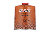 EL Gaz Балон-картридж газовий ELG-400, бутан 450 г, для газових пальників, з двошаровим клапаном, одноразовий