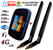 4G 3G WiFi роутер Novatel MiFi 7000 LTE Cat 9 до 450 мб/с (4400mAh)(KS,VD,Life) + антена 8dBi SMA-TS9 Укр.