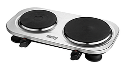 Електроплита Camry CR 6511 двохконфорочна - електрична плита на дачу 2500Вт Польща