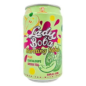 Напій Lady Boba Bubble Tea Green Tea Pear Melon 320ml