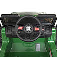 Дитячий електромобіль джип SPEED GWR (зелений колір), фото 3