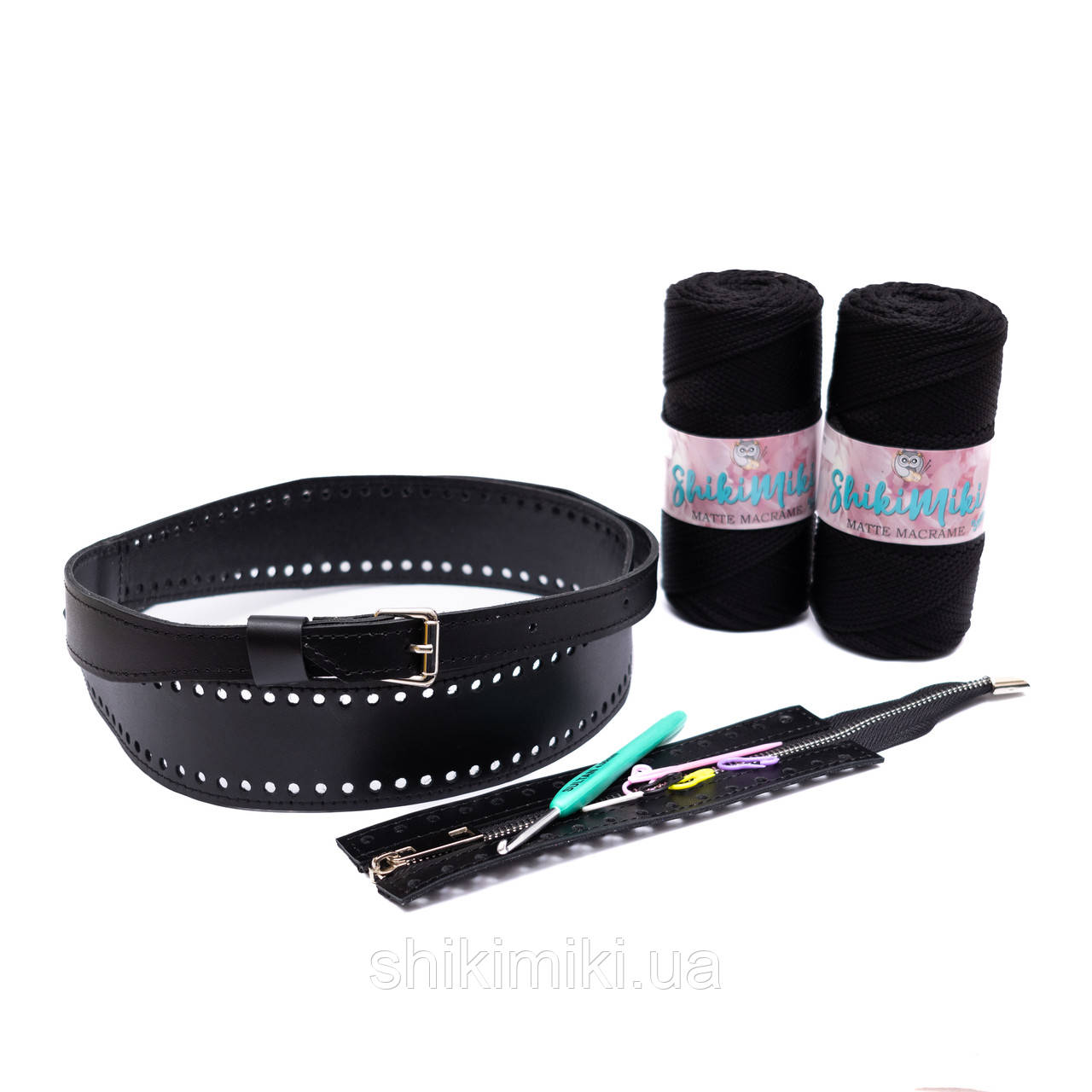 Подарунковий набір сумки ЛОРЕН ( з блискавкою), колір Чорний, фото 1