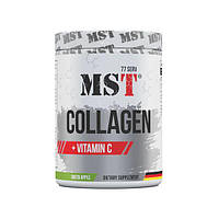 Препарат для суставов и связок MST Collagen + Vitamin C, 500 грамм Зеленое яблоко