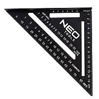 Neo Tools 72-102 Кутник, 15 см, 18.3x18.3x2.2 см, 45 і 90