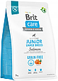 Сухий корм Brit Care Dog Grain-free Junior Large Breed для молодих собак великих порід, беззерновий з лососем, 3 кг, фото 3