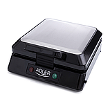 Вафельниця XL для бельгійських вафель Adler AD 3036 1500 Вт - 4 вафлі Польща, фото 3