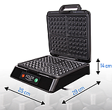 Вафельниця XL для бельгійських вафель Adler AD 3036 1500 Вт - 4 вафлі Польща, фото 6