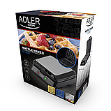 Вафельниця XL для бельгійських вафель Adler AD 3036 1500 Вт - 4 вафлі Польща, фото 7
